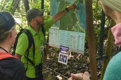 explaining the journey through the national park